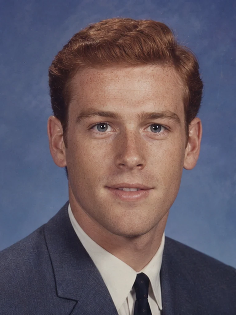 Retro Yearbook AI portrait example